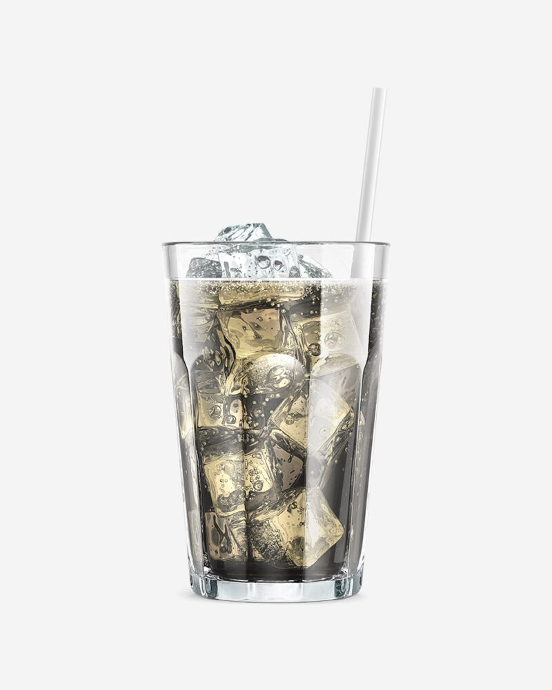 TMB lemon soda in glass